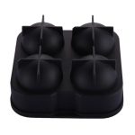 Kugelform 4-Gitter Silikon Eiswürfelform – Bild 3