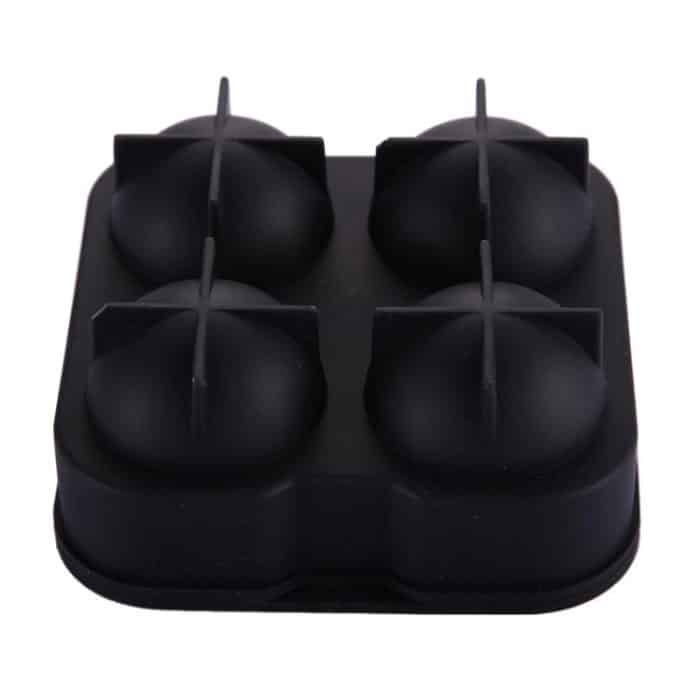 Kugelform 4-Gitter Silikon Eiswürfelform – Bild 3