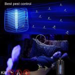 3 W Mikrowellen-Insektenvernichter, elektrische Mückenfliegen-Insektenbekämpfung mit Fallenlampe, AC 220 V, EU-Stecker, AC 220V  EU Plug – Bild 6