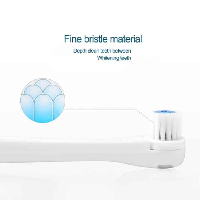 2W Creative Household Wasserdichtes rotierendes elektrisches Zahnbürstenset mit 4 Ersatzbürstenköpfen und -basis, 8500 Umdrehungen pro Minute – Bild 7