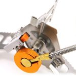 Outdoor Camping Tool Camp Herd BBQ Kochen Tragbarer Gasherd Split Gasofen – Bild 4