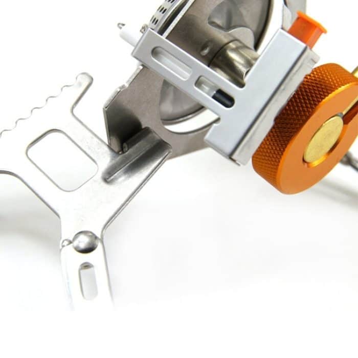 Outdoor Camping Tool Camp Herd BBQ Kochen Tragbarer Gasherd Split Gasofen – Bild 5