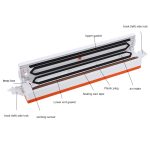 Siegelfolie, Rollfolie, PP-Material, transparenter Siegelfolienbecher, Vacuum Sealing Machine, EU Plug, US Plug – Bild 3