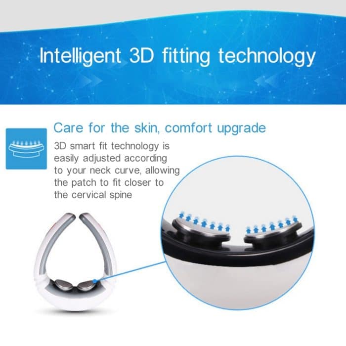 USB-Aufladung 1300 mAh Elektrischer Nacken Nacken Schulter Elektrischer Impuls Elektrischer Stoßdämpfer Körpermassagegerät – Bild 4