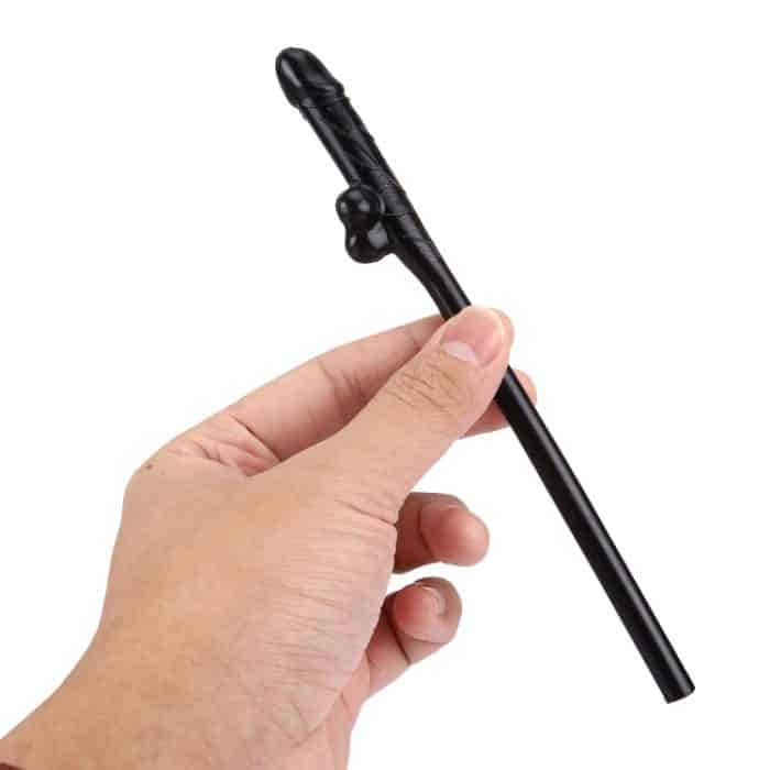 10 Stück Dicky Trinkhalme, Länge: ca. 19 cm, Dicky Sipping Straw(Black) – Bild 6