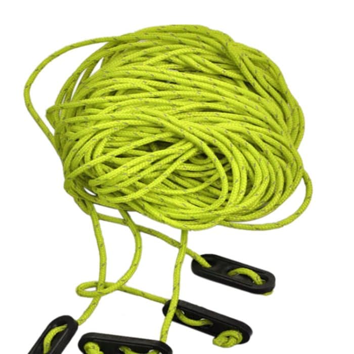 Naturehike NH15A001-G Outdoor Camping 4*4 Zelt Markise Reflektierende Seilläufer Abspannschnur Paracord, zufällige Farblieferung, Tent Reflective Rope Green, Tent Reflective Rope Red – Bild 2