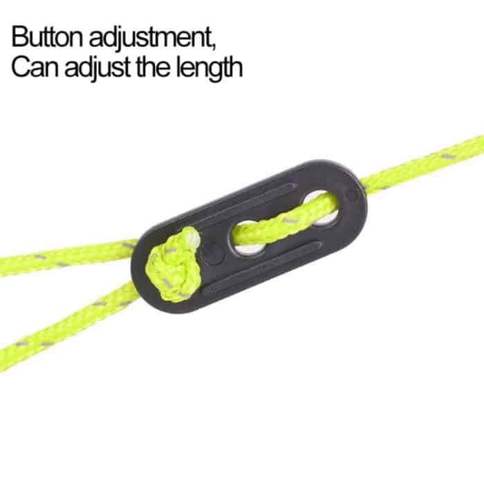 Naturehike NH15A001-G Outdoor Camping 4*4 Zelt Markise Reflektierende Seilläufer Abspannschnur Paracord, zufällige Farblieferung, Tent Reflective Rope Green, Tent Reflective Rope Red – Bild 6