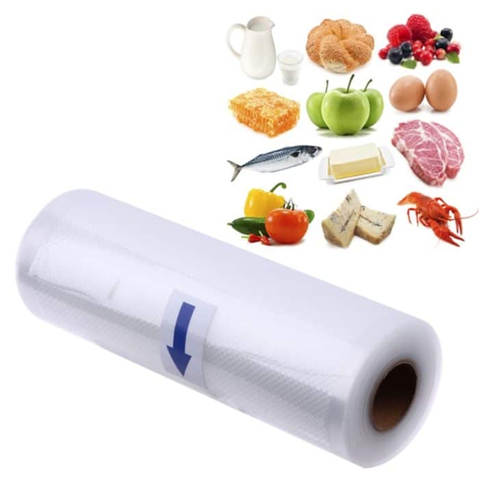 HC1027.jpg Roll Food Aufbewahrungsbeutel Food Saver Bag für die Küche Lebensmittel frisch aufbewahren Getreidebeutel PE-Beutel, Größe: 25 * 35 cm – Bild 1