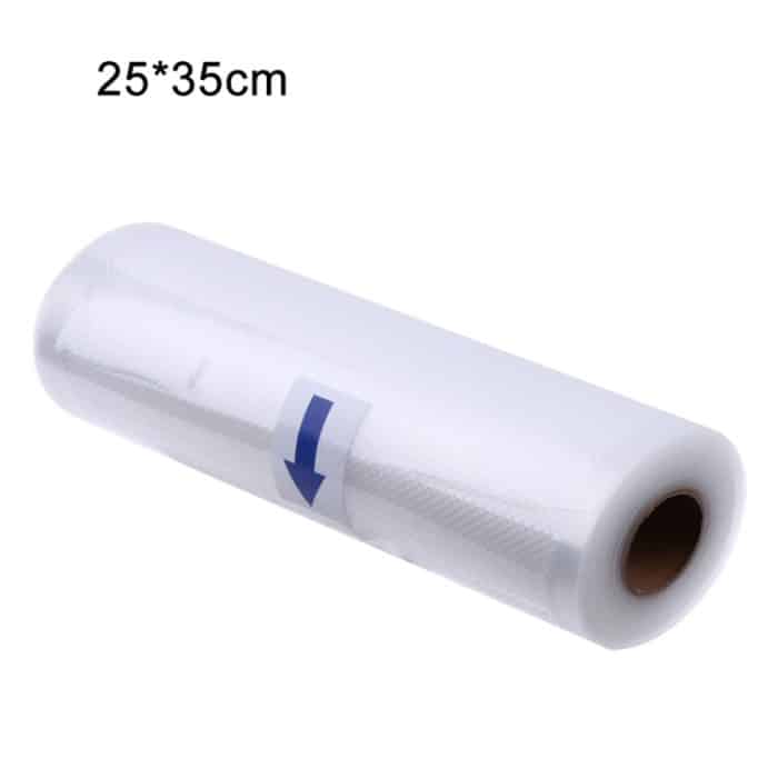 Roll Food Aufbewahrungsbeutel Food Saver Bag für die Küche Lebensmittel frisch aufbewahren Getreidebeutel PE-Beutel, Größe: 25 * 35 cm – Bild 2