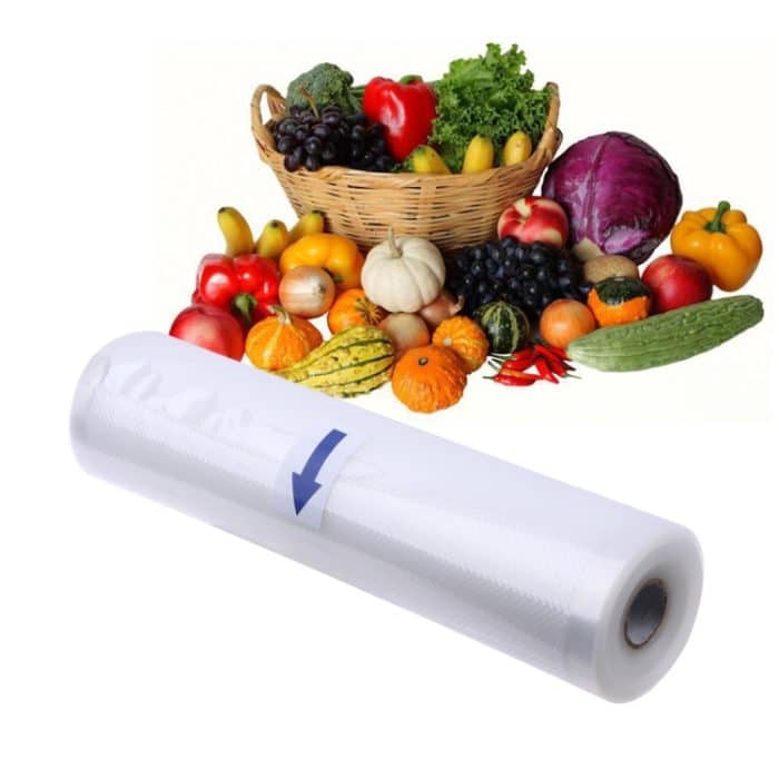 Roll Food Aufbewahrungsbeutel Food Saver Bag für die Küche Lebensmittel frisch aufbewahren Getreidebeutel PE-Beutel, Größe: 30 * 40 cm – Bild 1