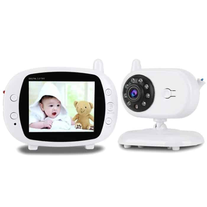 HC1130W.jpg BM-850 3,5-Zoll-LCD-2,4-GHz-Funküberwachungskamera-Babyphone mit 8-IR-LED-Nachtsicht, Zwei-Wege-Sprachgespräch, BM-850 – Bild 1