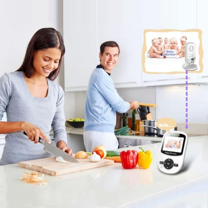 BM-SM24 2,4-Zoll-LCD-2,4-GHz-Funküberwachungskamera-Babyphone mit 8-IR-LED-Nachtsicht, Zwei-Wege-Sprachgespräch, BM-SM24 – Bild 13