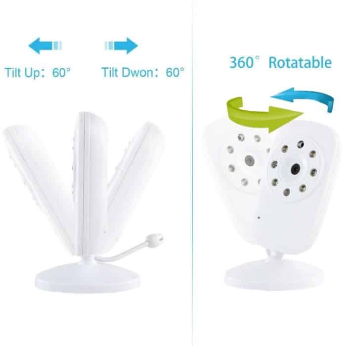 BM-SM24 2,4-Zoll-LCD-2,4-GHz-Funküberwachungskamera-Babyphone mit 8-IR-LED-Nachtsicht, Zwei-Wege-Sprachgespräch, BM-SM24 – Bild 6