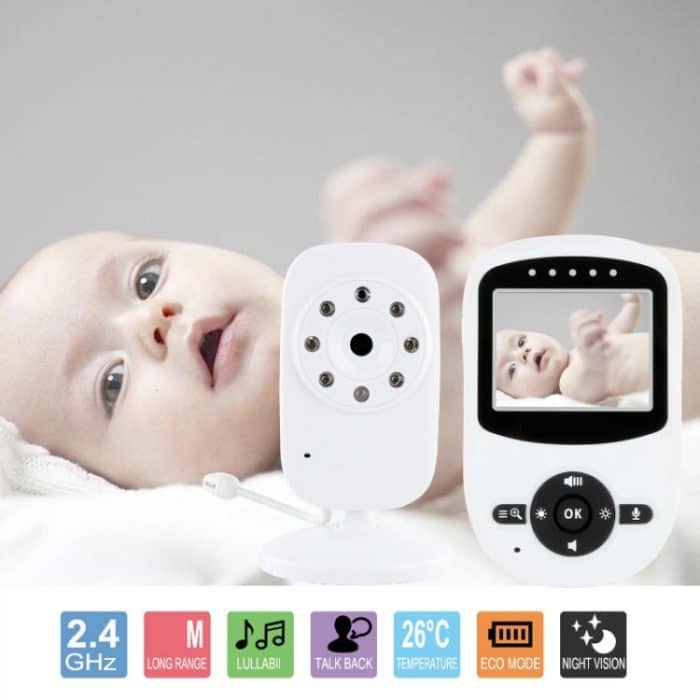 BM-SM24 2,4-Zoll-LCD-2,4-GHz-Funküberwachungskamera-Babyphone mit 8-IR-LED-Nachtsicht, Zwei-Wege-Sprachgespräch, BM-SM24 – Bild 8
