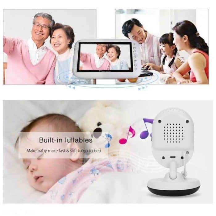 BM-SP820 2,4-Zoll-LCD-2,4-GHz-Funküberwachungskamera-Babyphone mit 7-IR-LED-Nachtsicht, Zwei-Wege-Sprachgespräch, BM-SP820 – Bild 12