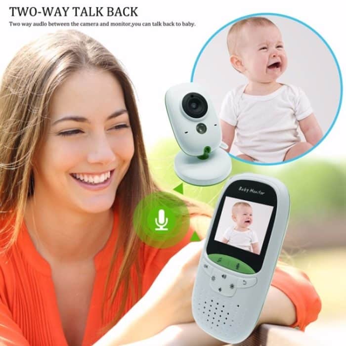 VB602 2,4 Zoll LCD 2,4 GHz kabellose Überwachungskamera Babyphone, unterstützt Zwei-Wege-Talkback, Nachtsicht, VB602 – Bild 5