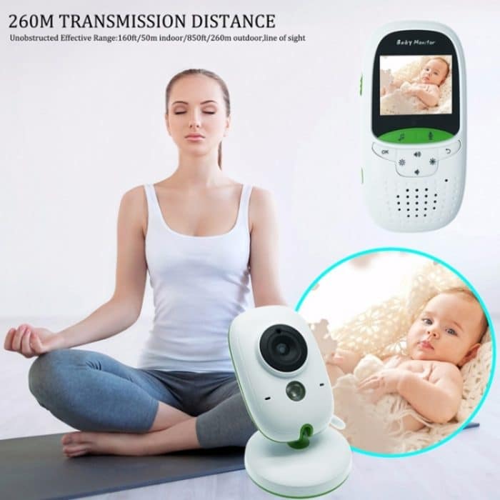 VB602 2,4 Zoll LCD 2,4 GHz kabellose Überwachungskamera Babyphone, unterstützt Zwei-Wege-Talkback, Nachtsicht, VB602 – Bild 7
