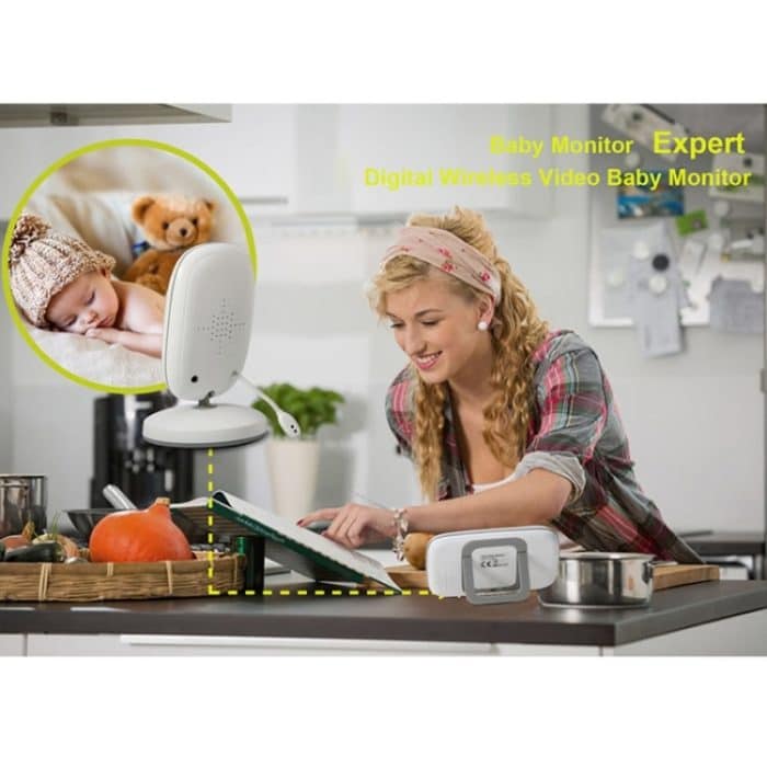 VB603 3,2 Zoll LCD 2,4 GHz kabellose Überwachungskamera Babyphone, unterstützt Zwei-Wege-Talkback, Nachtsicht, VB603 – Bild 9