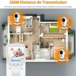 VB605 2,4 Zoll LCD 2,4 GHz kabellose Überwachungskamera Babyphone, unterstützt Zwei-Wege-Talkback, Nachtsicht, VB605 – Bild 13