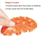 10 PCS Baby Doppelseitiges TPR Anti-Rutsch-Pad Starkes Saug-Tischset, Größe: 10,5 * 10,5 * 1,3 cm Zufällige Farbabgabe – Bild 4