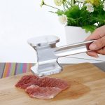 Lose Zartmacher aus Aluminiumlegierung Fleischhammer Steak Schweinefleisch Küchengeräte, große Größe: 6,5 x 25,0 cm – Bild 7