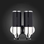 Doppelter Hotel-Dusche-Handspender, Wandmontage, Waschflüssigkeit, Shampoo, Seife, Flasche, Fassungsvermögen: 1000 ml, 1000ml/Black, 1000ml/Gold, 1000ml/Transparent, 1000ml/White, 1000ml/Dark Red, 1000ml/Green, 1000ml/Blue, 1000ml/Purple, 1000ml/Red...