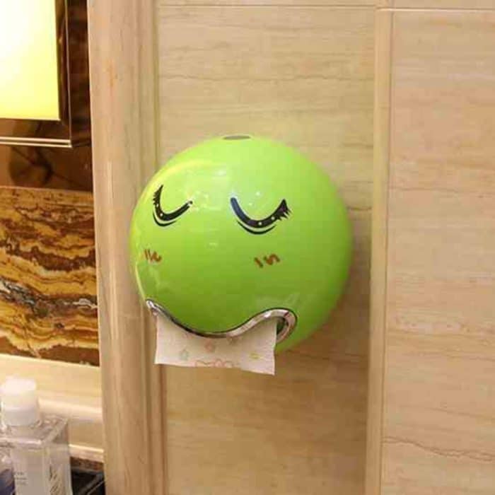 Creative Tryitgo Expressions Pattern Badezimmer Wasserdichter Toilettenpapierhalter, Größe: 16,5 x 18,5 cm – Bild 3