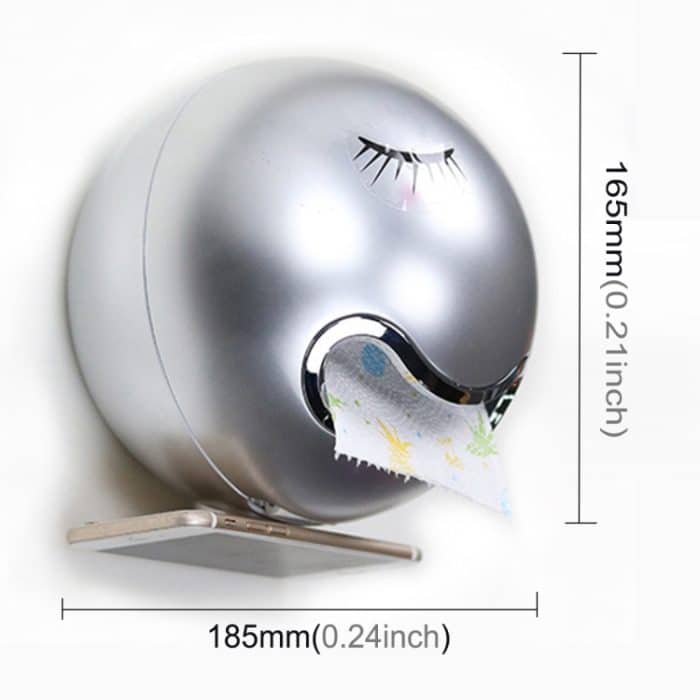 Creative Tryitgo Expressions Pattern Badezimmer Wasserdichter Toilettenpapierhalter, Größe: 16,5 x 18,5 cm – Bild 5