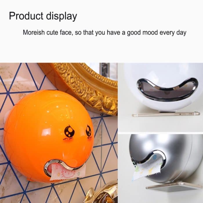 Creative Tryitgo Expressions Pattern Badezimmer Wasserdichter Toilettenpapierhalter, Größe: 16,5 x 18,5 cm – Bild 7