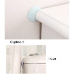 10 PCS Gummitürgriff Stummes Wandpad Antikollisionspad, zufällige Farbabgabe, Größe: 5 * 1 cm – Bild 8