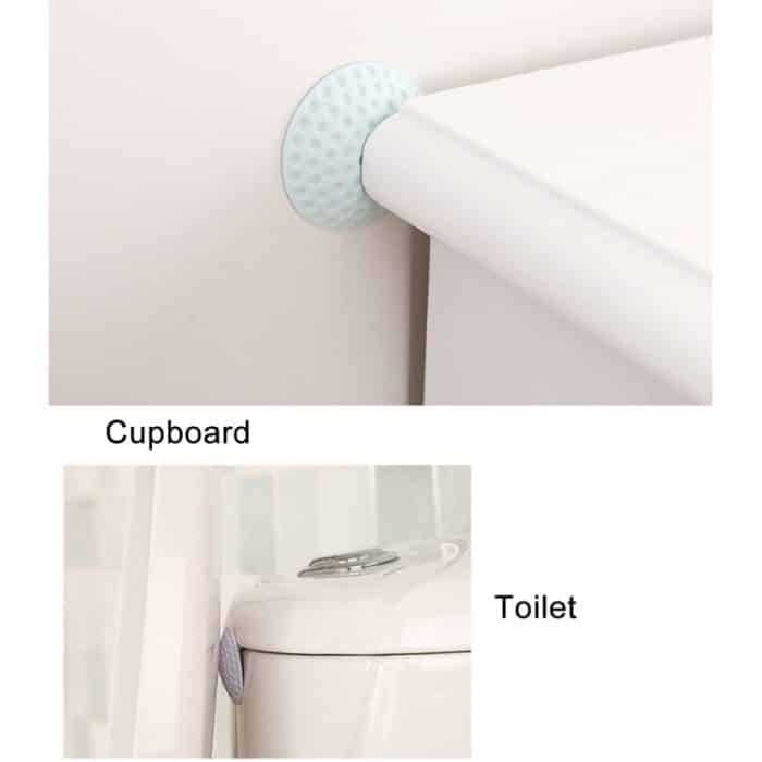 10 PCS Gummitürgriff Stummes Wandpad Antikollisionspad, zufällige Farbabgabe, Größe: 5 * 1 cm – Bild 8