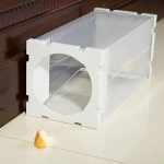 Tür humaner Tierlebendkäfig, Ratte, Maus und mehr kleine Nagetiere, PP-Material, transparente Käfigfalle, Door Humane Animal Live Cage – Bild 4