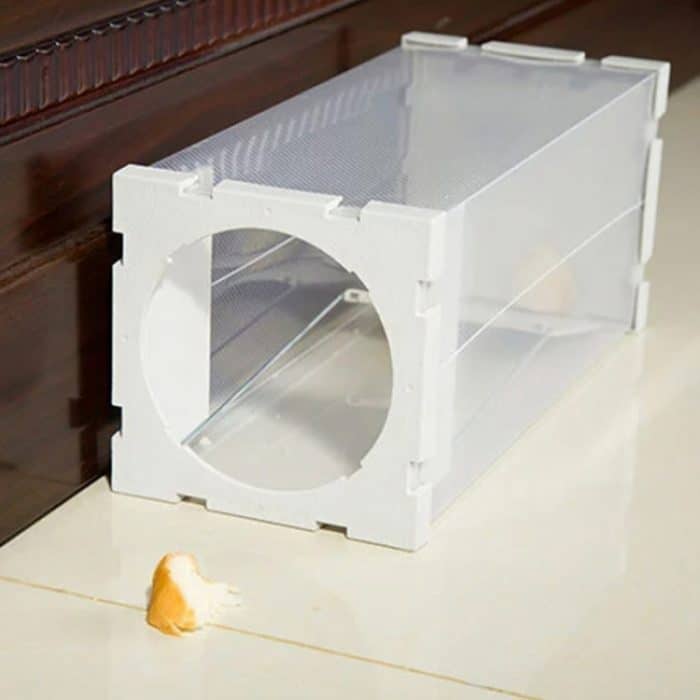 Tür humaner Tierlebendkäfig, Ratte, Maus und mehr kleine Nagetiere, PP-Material, transparente Käfigfalle, Door Humane Animal Live Cage – Bild 4