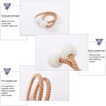 Fashion Adornments Vorhangband mit Perlen-Magnetschnalle, Pearl – Bild 4