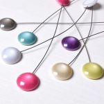 2 PCS Fashion Cat Eye Resin Stahldraht Magnet Vorhang Schnalle Krawattenseil, Cat Eye Resin – Bild 2