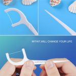 Fawnmum Ultrafeiner, flacher Sicherheitsfaden für Zahnseide, Zahnstocher, 50 Stück/Box – Bild 4