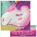 Pailletten British Flag Pattern Dekorative Kissenbezüge Wende-Kissenbezug, Größe: 40 cm x 40 cm – Bild 3