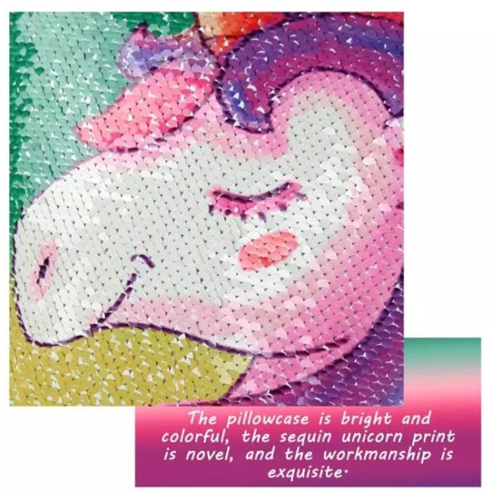 Pailletten British Flag Pattern Dekorative Kissenbezüge Wende-Kissenbezug, Größe: 40 cm x 40 cm – Bild 3