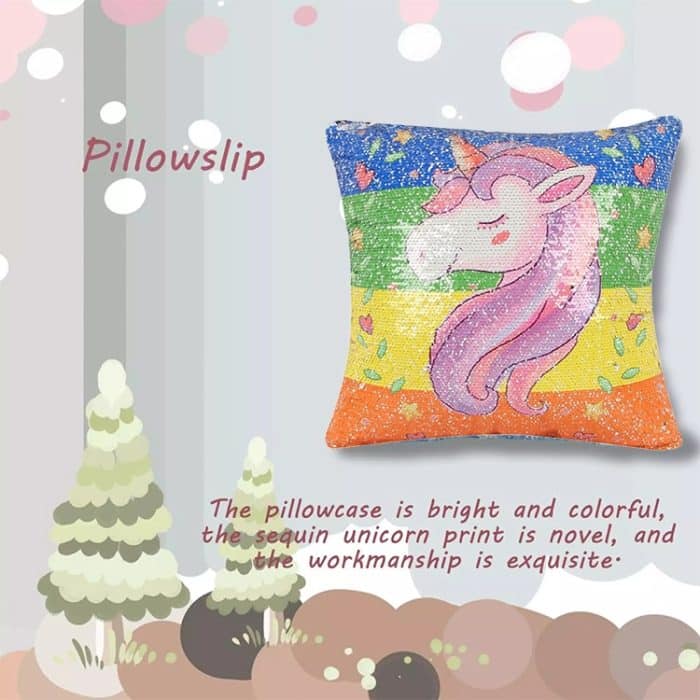 Pailletten British Flag Pattern Dekorative Kissenbezüge Wende-Kissenbezug, Größe: 40 cm x 40 cm – Bild 5