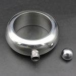 Mode kreative 100ML verdickte Edelstahl Armband Krug 3,5 Unzen, Silver – Bild 3