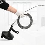 5m Metallkopf Küche Toilette Kanal Verstopfung Handwerkzeug Rohr Bagger Abflüsse Baggerrohre Kanal Waschbecken Reinigung Clogs – Bild 6