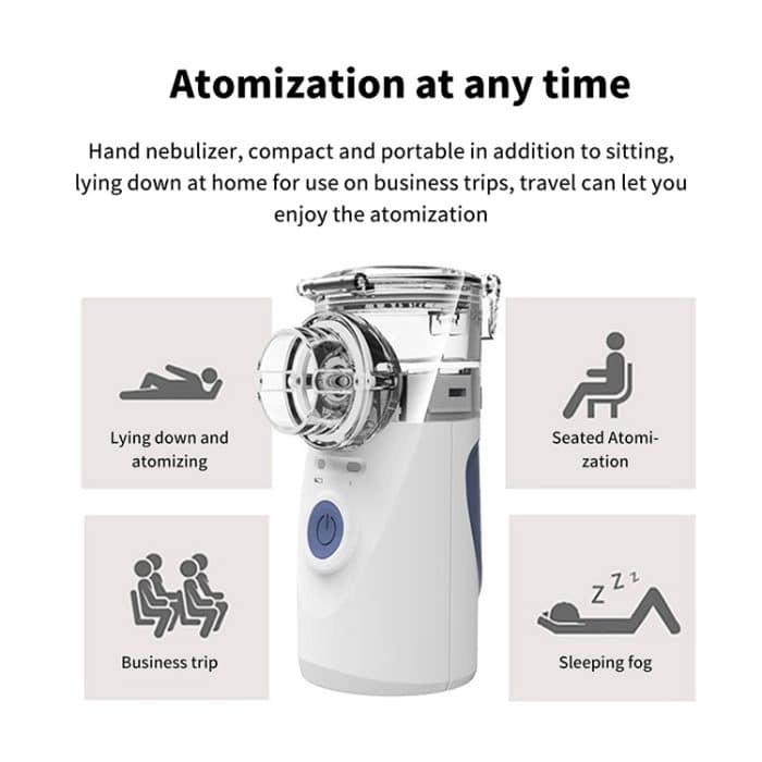 Tragbarer Ultraschallvernebler Mini Hand Inhalator Atemschutzgerät Health Care Home Machine Zerstäuber für Kinder – Bild 7