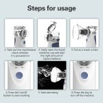 Tragbarer Ultraschallvernebler Mini Hand Inhalator Atemschutzgerät Health Care Home Machine Zerstäuber für Kinder – Bild 10