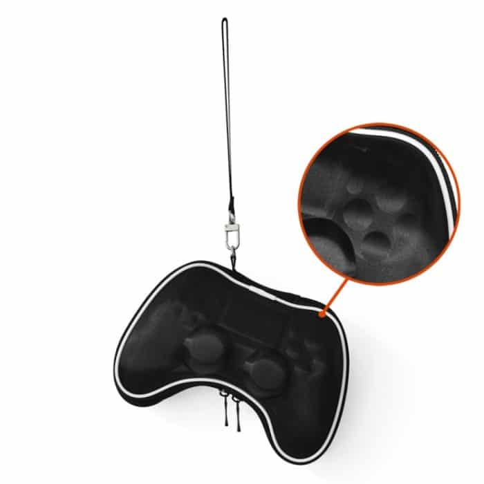EVA Gamepad Aufbewahrungstasche Stoßfeste Abdeckung für PS4-Controller – Bild 3
