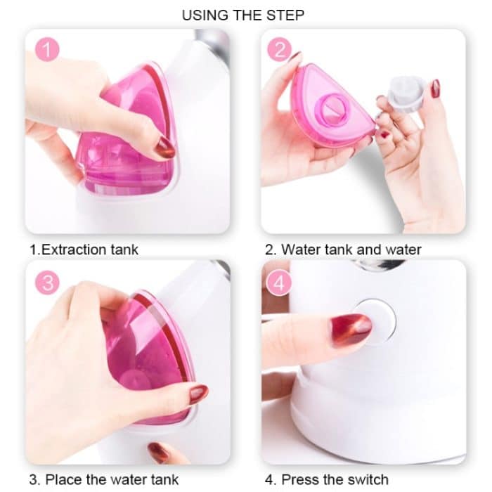 KINGOMCARES KD-2331A Nano Spray Feuchtigkeitsspendendes Gesichtsdampfgerät – Bild 4