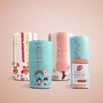 24 Stück/Packung, runde Laminierungs-Kuchenförmchen, Muffinförmchen, Schokoladen-Cupcake-Einlage, Backförmchen, Größe: 7 x 6 x 5,5 cm, zufällige Farblieferung