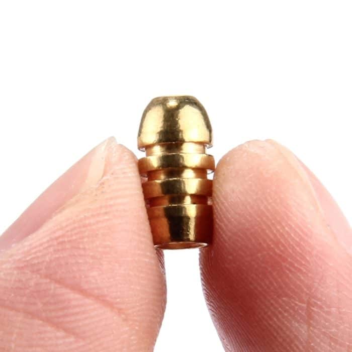 2g Gewinde Kupfer Bullet Fishing Sinker Angelgewichte Weichköder Zubehör, 2g – Bild 6