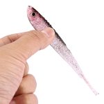 10 PCS Kleine Pailletten Fischform Fischköder Künstlicher Fischköder, Länge: 12,5 cm – Bild 5