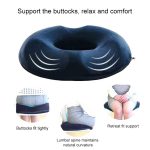 Büro-Verdickungsnetz-Hüft-Anti-Hämorrhoiden-Kissen, Größe: 45 x 41 x 7 cm – Bild 5