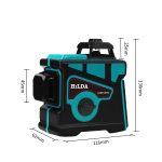 Hilda LS055 Laser Level 12 Linien 3D Selbstnivellierend 360 Cross Horizontal Vertical Level Green Beam – Bild 2